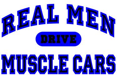 Real Men Drive Muscle Cars II Logo