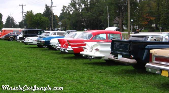 Car Show Cars Rear