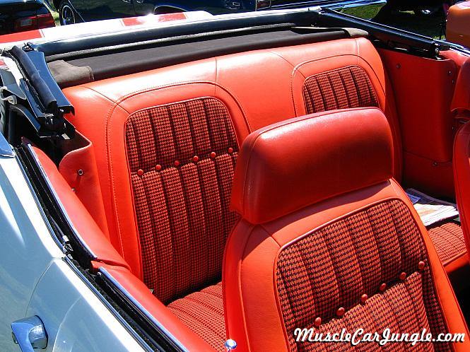 1969 Pace Car Camaro Convertible Seats