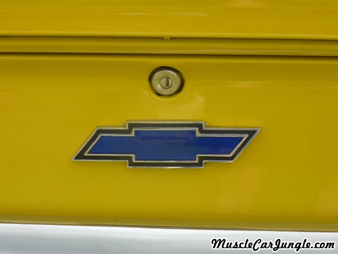 1969 Yellow Camaro Rear Emblem