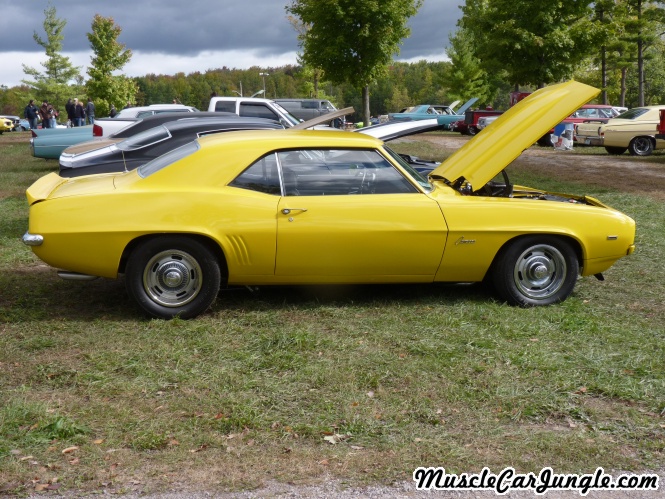 1969 Yellow Camaro Right Profile