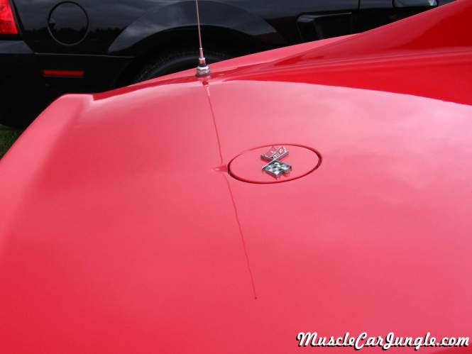 1970 Red Corvette Rear Deck