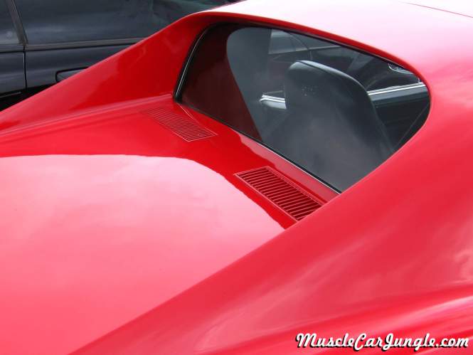 1970 Red Corvette Roof Buttresses