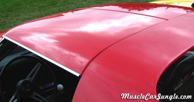 1970 Red Corvette T Top Roof