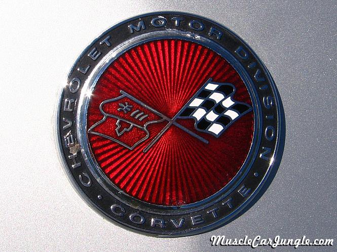 1974 Corvette Convertible Hood Emblem