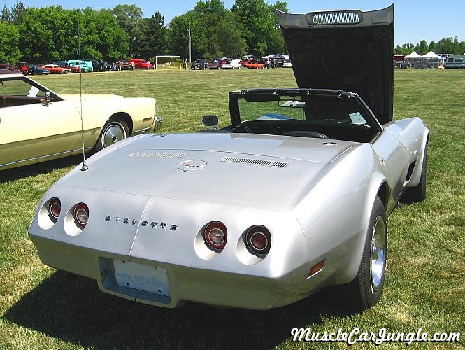 1974 Corvette Convertible Rear Right Side