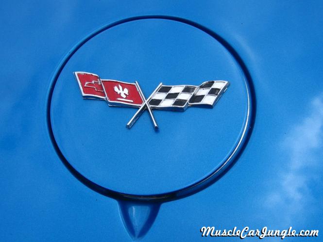 1977 L48 Corvette Fuel Door Emblem