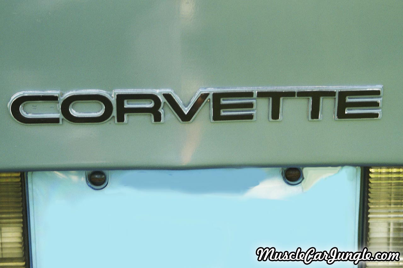 84 Corvette Rear Insignia