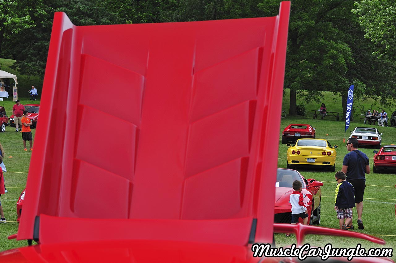 1994 Red Diablo Engine Hatch