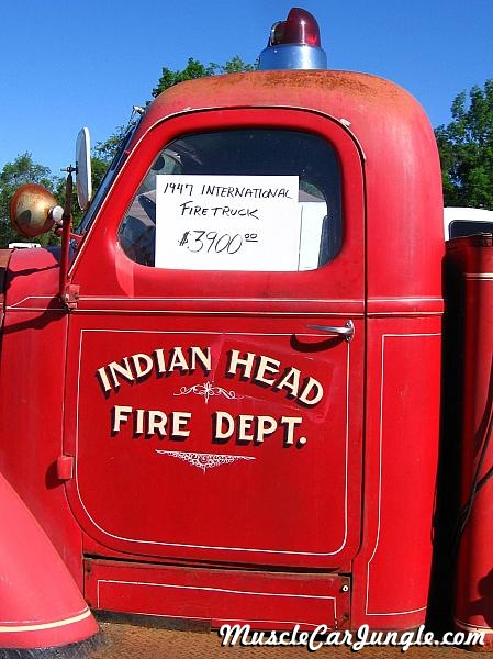 1947 International Fire Truck Door
